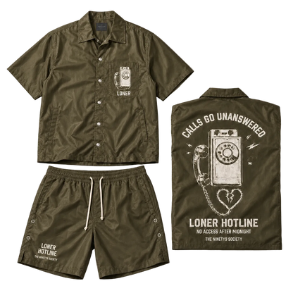 Loner Hotline Short and Shirt Set!