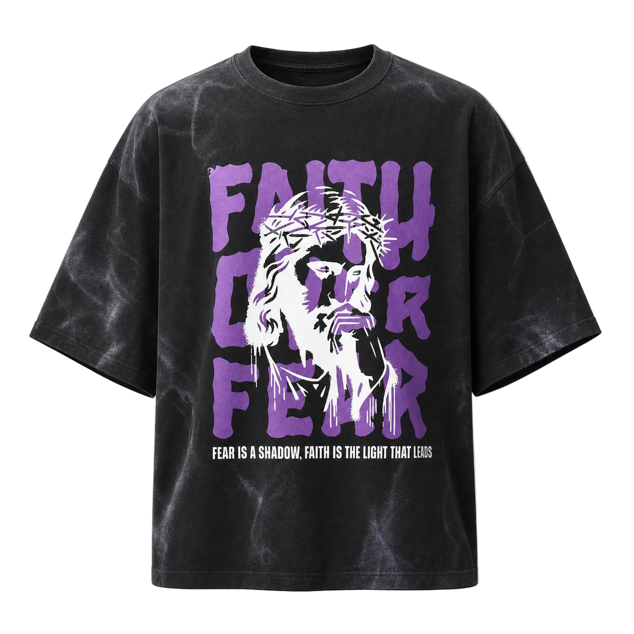 Faith Over Fear Oversized Tee