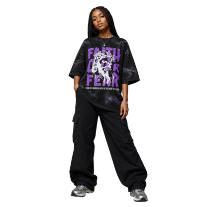 Faith Over Fear Oversized Tee