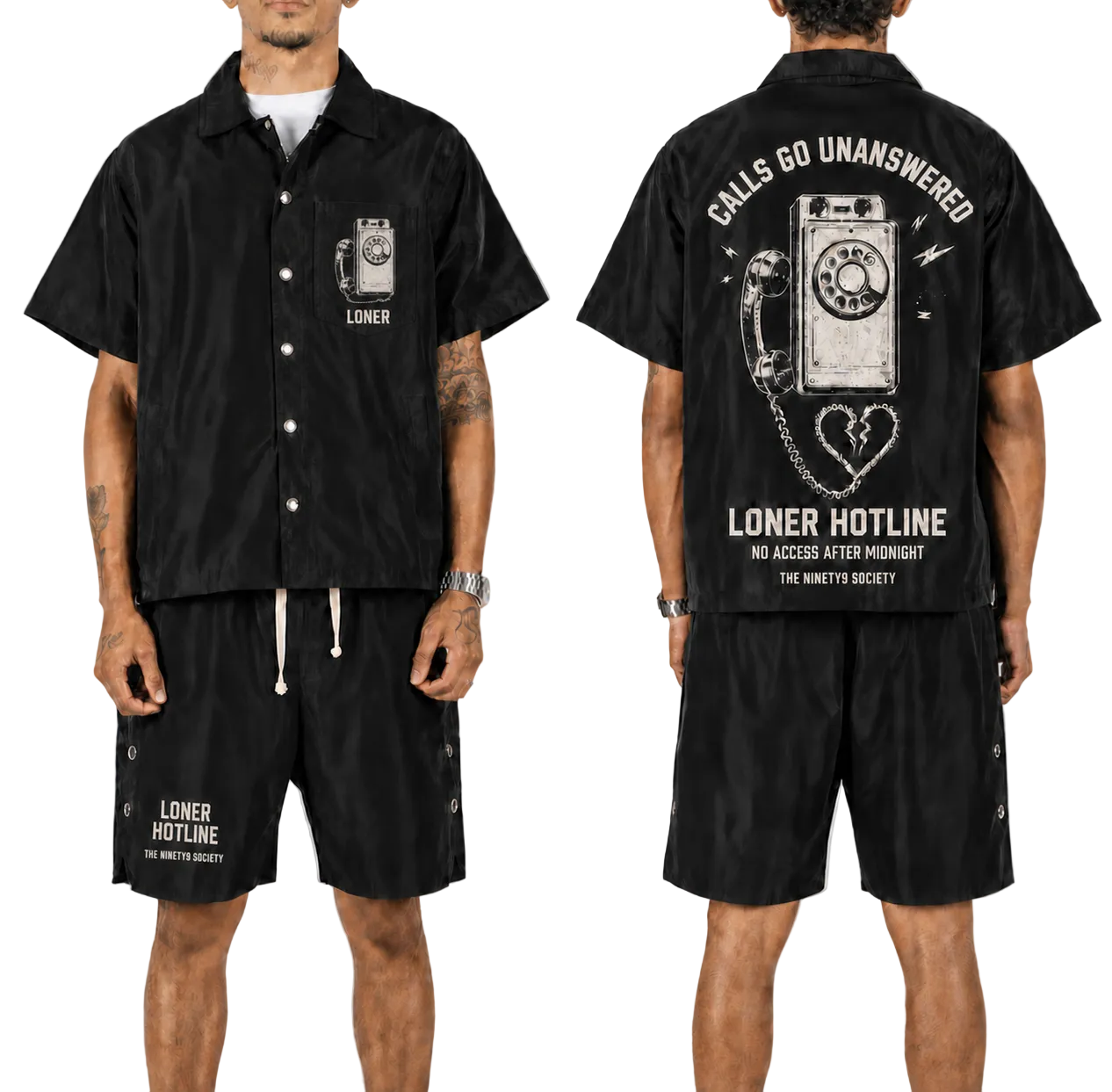 Loner Hotline Short and Shirt Set!