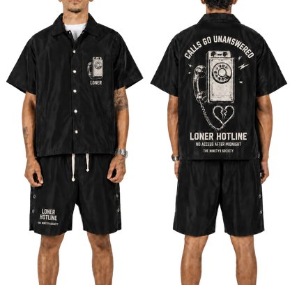 Loner Hotline Short and Shirt Set!