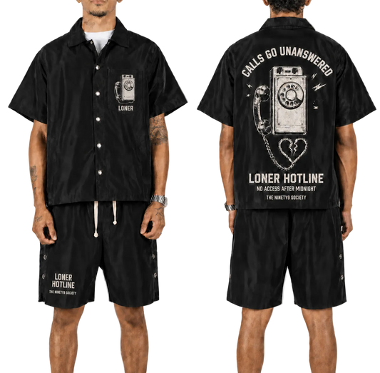 Loner Hotline Short and Shirt Set!